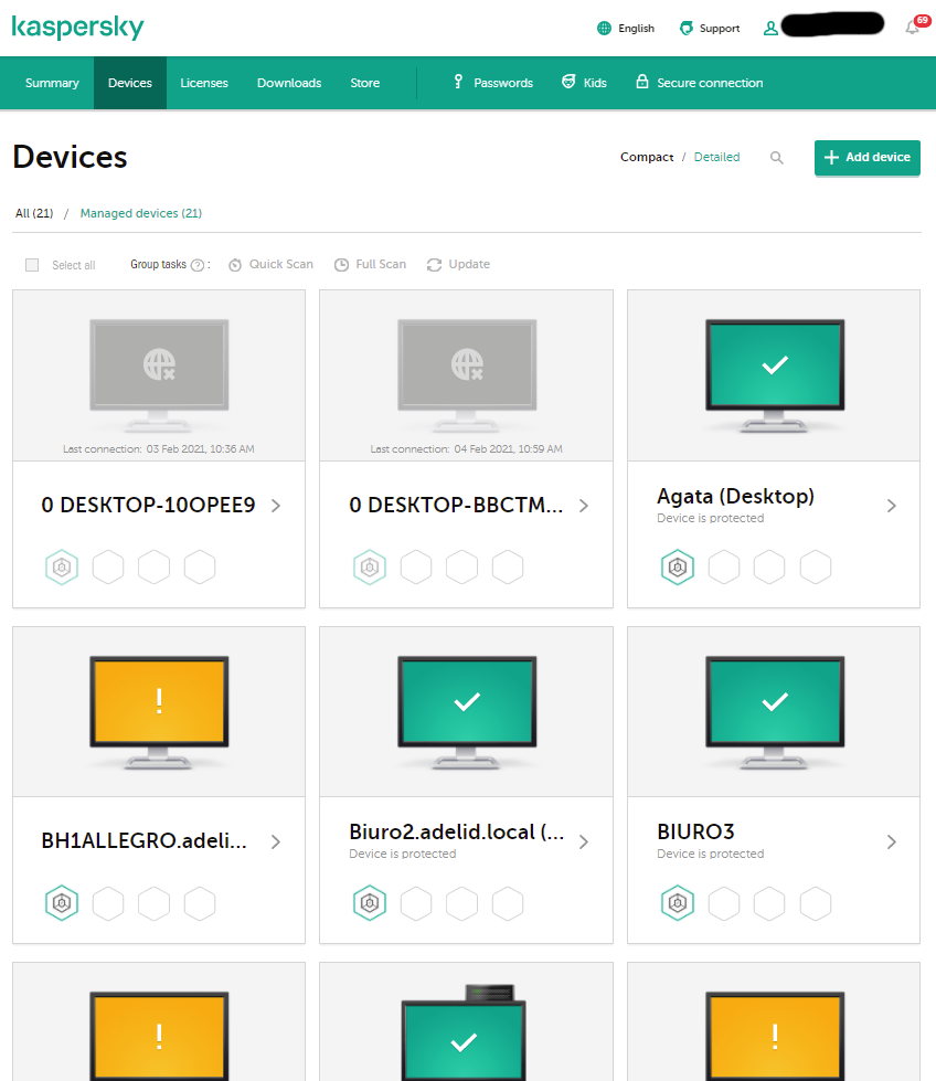 How to identify my devices in MyKaspersky? - Kaspersky Total Security ...