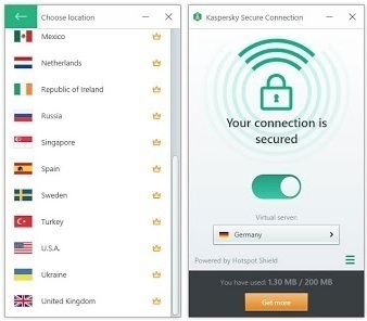 Cant switch my location for   TV - Kaspersky VPN Secure Connection -  Kaspersky Support Forum