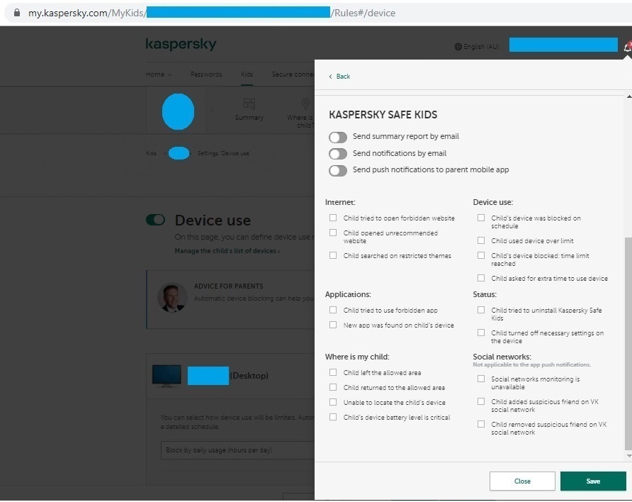 Safe Kids- can I block my kid's access to certain apps during online school  time? - Kaspersky Safe Kids - Kaspersky Support Forum