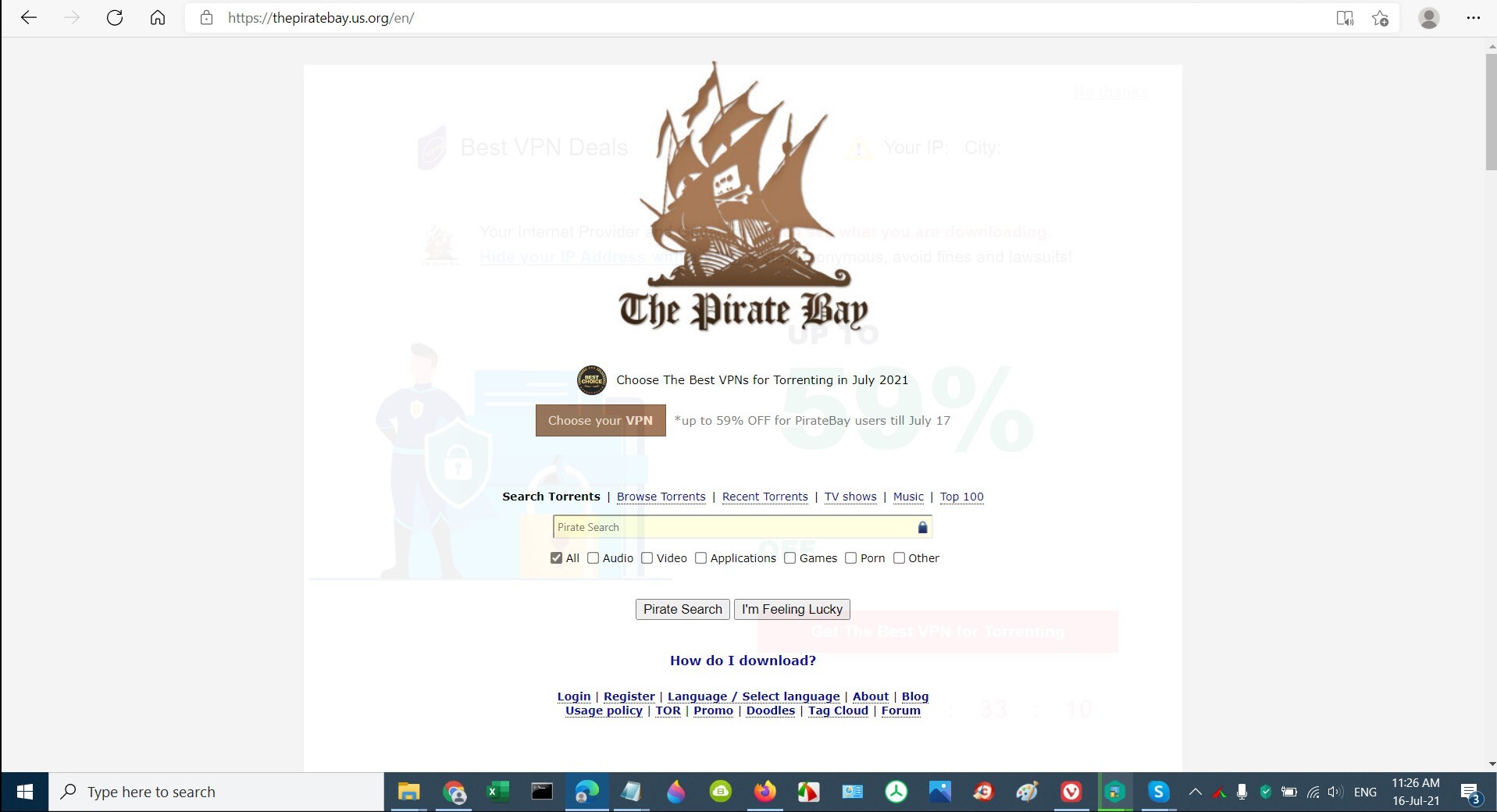 The Pirate Bay' users receive malware warning on Chrome, Firefox