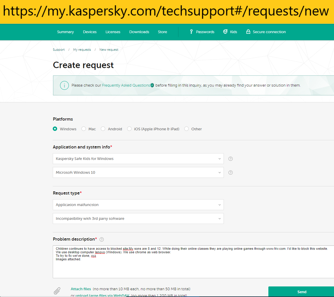 Safe Kids- can I block my kid's access to certain apps during online school  time? - Kaspersky Safe Kids - Kaspersky Support Forum