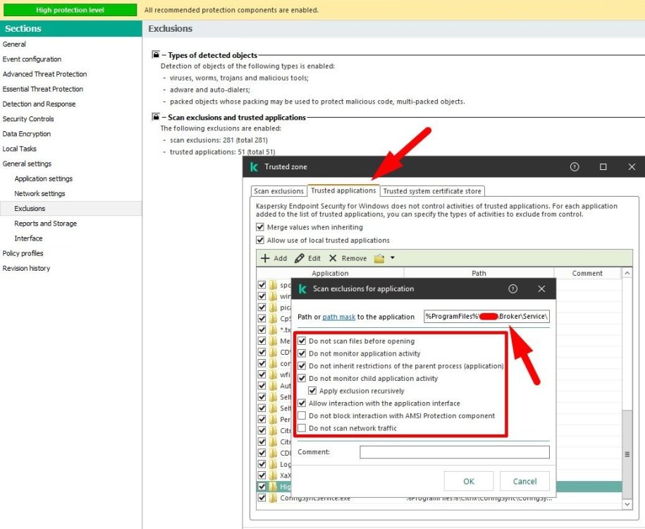 Egress Outlook plug-in disabled by Kaspersky - Kaspersky Endpoint ...