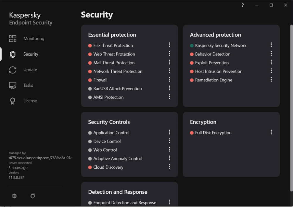 KASPERSKY BLOCK LAN & INTERNET CONNECTION - Kaspersky Endpoint Security ...