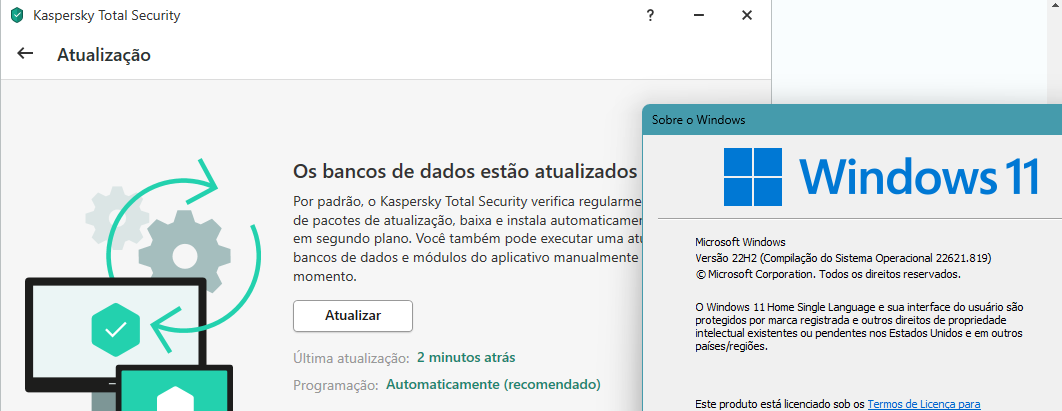 Microsoft Windows 11 Home – Central das Licenças