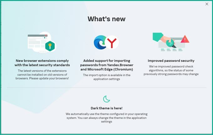 Kpm What's New Features - Kaspersky Password Manager - Kaspersky 