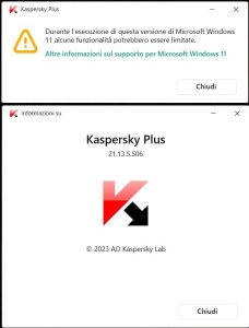 Kaspersky - Limitazioni in Windows 64x (26-4-2023).jpg