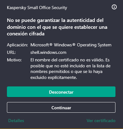 Quitar todo tipo de notificaciones y avisos Kaspersky Small Office  Security. - Para usuarios particulares - Kaspersky Support Forum