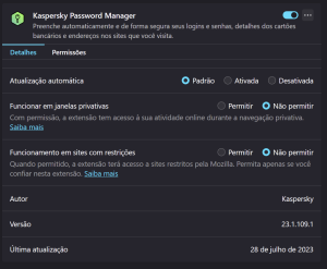 KPM extension specifications