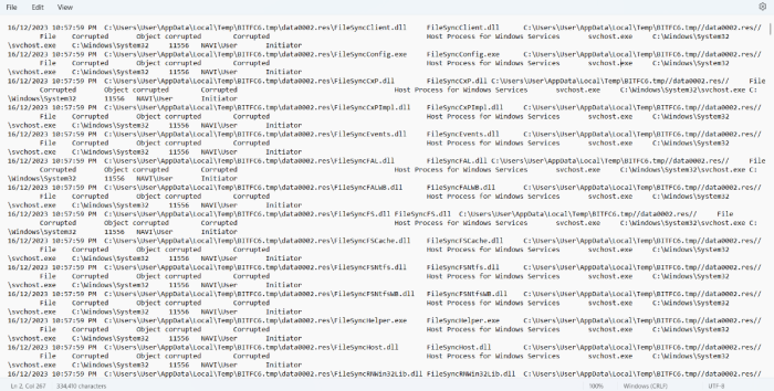 Corrptued FIles Report.png