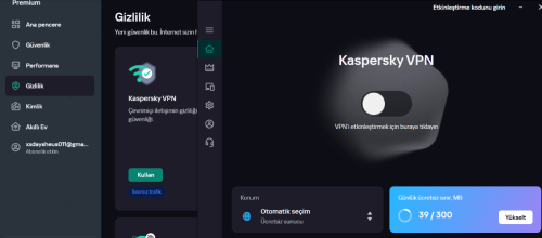 Kaspersky Premium VPN’de Sınırlı Veri Sorunu - Ev için - Kaspersky ...